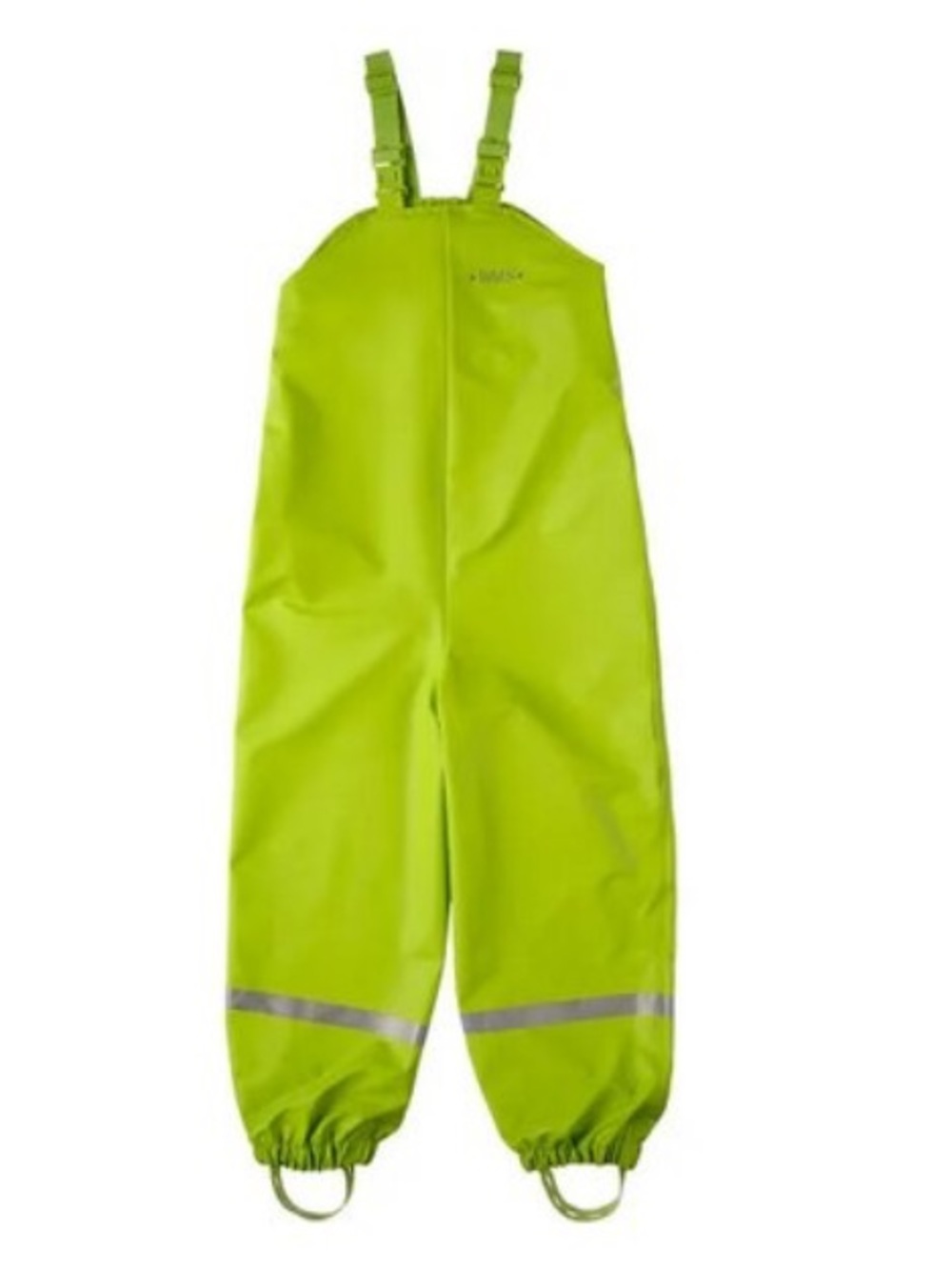 NWT BMS® rain Pants for Children, mud Pants, 100% Waterproof Lime Green